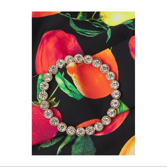 WeWoreWhat🍋🍊Fruit-Print Belted Swimsuit🍊🍋 - Picture 4 of 5